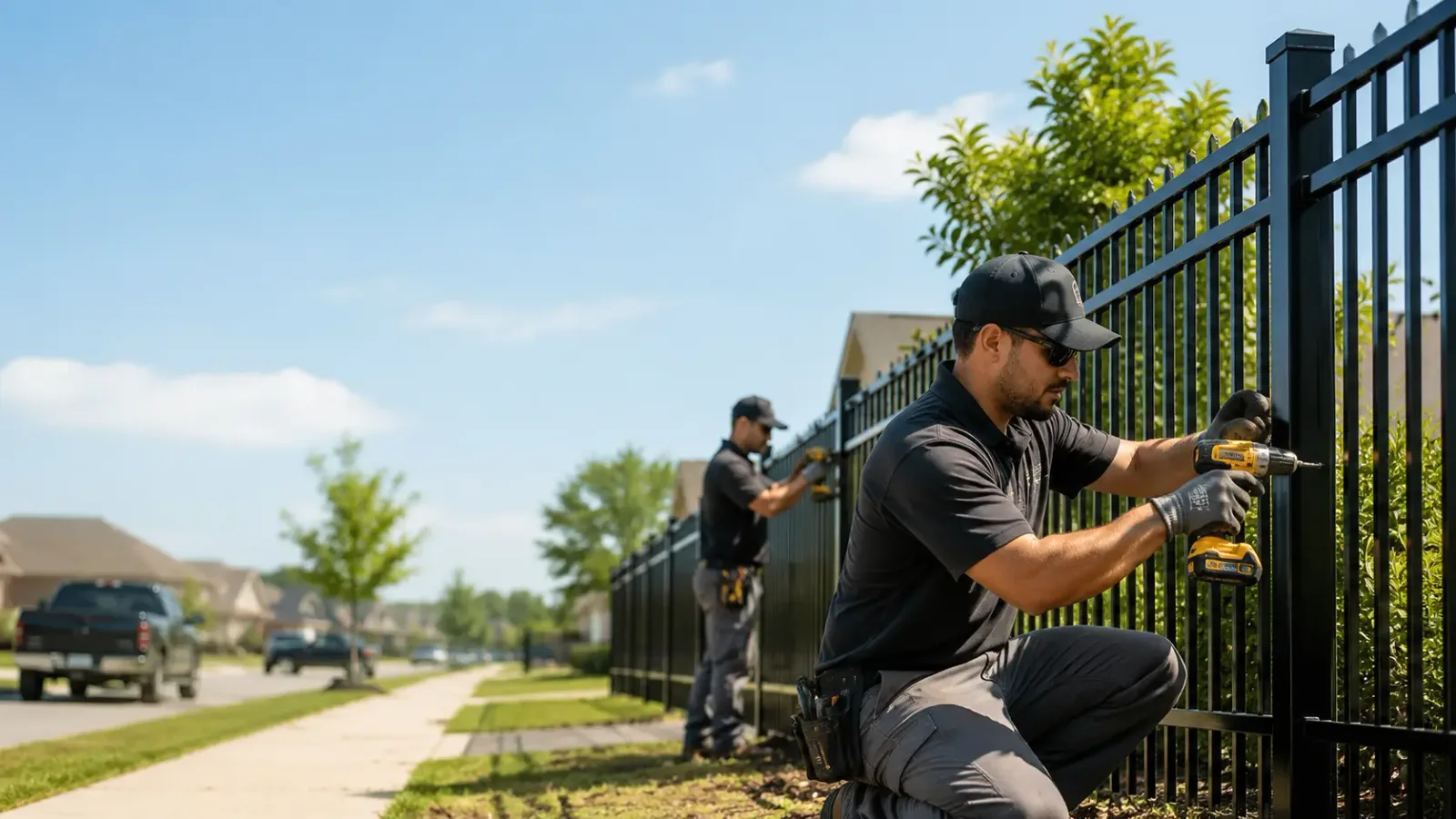 Metal Fence Installation in Chattanooga, OK